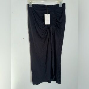 A New Day Women's Elegant Black Pencil Skirt